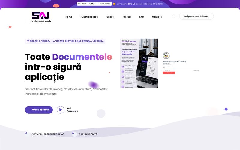 SAJ — Administrare juridică